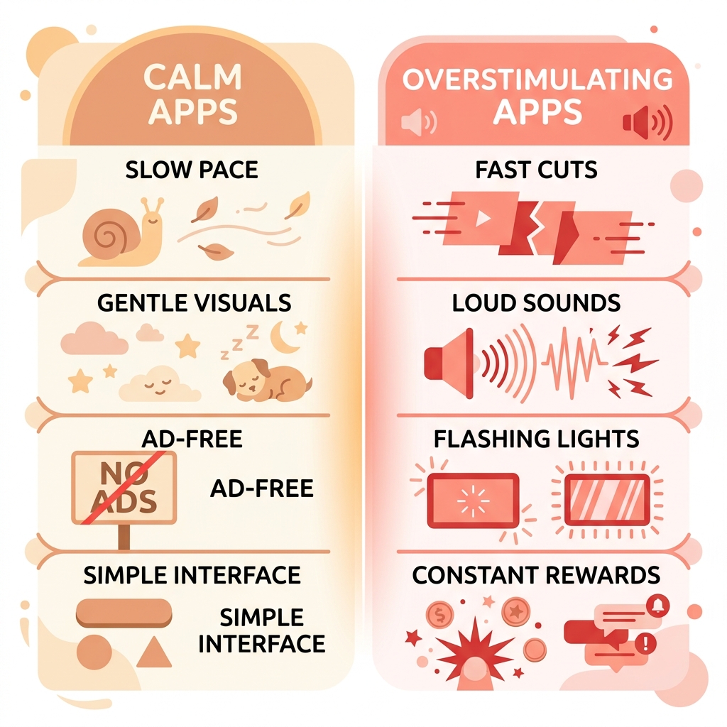 Overstimulating Patterns Best Apps for 1-Year-Olds: Safe, Calm, and Low-Stimulation Choices